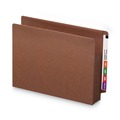 File Folders | Smead 73780 3.5 in. Expansion Letter Size Heavy-Duty Redrope End Tab TUFF Pockets (10/Box) image number 0