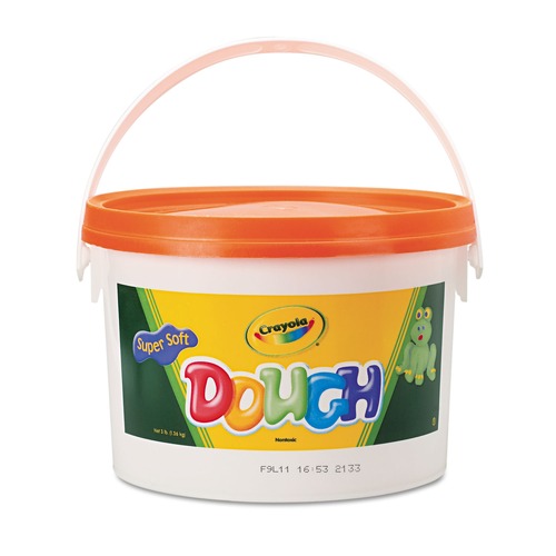 Arts & Crafts Supplies | Crayola 57-0015-036 Modeling Dough Bucket, 3 Lbs, Orange image number 0