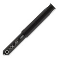 Back to School Sale | uni-ball 60041 ONYX Extra-Fine 0.5 mm Roller Ball Pen - Black/Blue Barrel (1-Dozen) image number 5