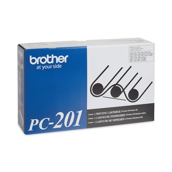 Brother PC201 450 Page-Yield Thermal Transfer Print Cartridge - Black