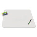 Desk Accessories & Office Organizers | Artistic 60640MS 36 in. x 20 in. KrystalView Desk Pad with Antimicrobial Protection - Matte Finish, Clear image number 0