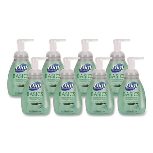 Hand Soaps | Dial Professional DIA 06042 7.5 oz. Basics Hypoallergenic Foaming Hand Wash - Honeysuckle Scent (8/Carton) image number 0