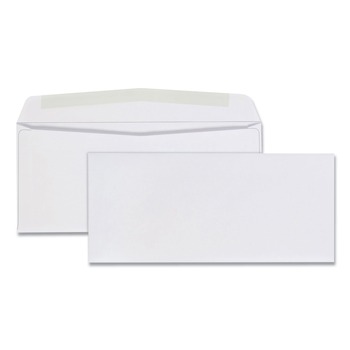 Quality Park QUA90090 #9 Commercial Flap Gummed Closure 3.88 in. x 8.88 in. Business Envelope - White (500/Box)
