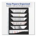 File Folders | Avery 73542 Slide and View 6-Section Letter Size Expanding File - Black image number 4