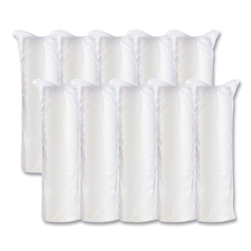 Just Launched | Dart 10SL Plastic Cold Cup Lids Fits 10 oz. Cups - Translucent (1000/Carton) image number 0