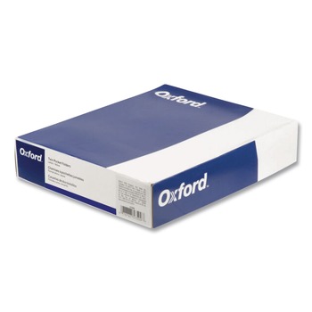 Oxford 57572 8.5 x 11 Leatherette Two Pocket Portfolio - Blue/Blue (10/Pack)