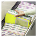 File Folders | Smead 73223 1.75 in. Expansion Colored File Pockets - Letter Size/Yellow image number 4