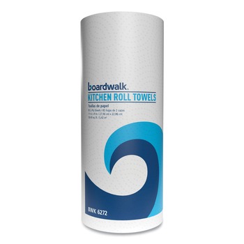 Boardwalk 4513 11 in. x 9 in. 2-Ply Kitchen Roll Towel - White (30/Carton)
