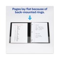Binders | Avery 68054 11 in. x 8.5 in. 1 in. Capacity 3 Rings Framed View Heavy-Duty Binders - Black image number 7