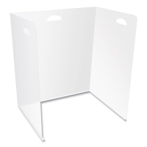 Office Electronics & Batteries | Deflecto PSBPP Lightweight Desktop Barriers 22 X 16 X 24 Polypropylene Clear (10/Carton) image number 0