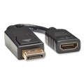 Electronic Adapters & Chargers | Tripp Lite P136-000 6 in. DisplayPort to HDMI Adapter Cable - Black image number 0