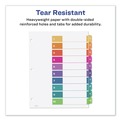 Back to School Sale | Avery 11135 Ready Index 11 in. x 8.5 in. 10-Tab 1 to 10 Customizable TOC Multicolor Tab Dividers - White/Traditional Color Tabs (1-Set) image number 4