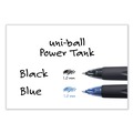 Pens | uni-ball 42070 Bold 1 mm Retractable Power Tank RT Ballpoint Pen - Black Ink Smoke/Black Barrel (1-Dozen) image number 5