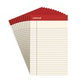 Notebooks & Pads | Universal UNV35852 50-Sheet 5 in. x 8 in. Colored Perforated Writing Pads - Narrow Rule, Ivory (1 Dozen) image number 0