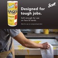 Cleaning Cloths | Scott 54992 9.4 in. x 11 in. 1-Ply Rags on a Roll - White (12/Carton) image number 3