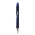 Pens | uni-ball 62153 Jetstream 0.7 mm Retractable Hybrid Gel Pen - Blue Ink/Blue/Silver Barrel/Fine (1-Dozen) image number 1
