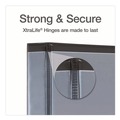 Binders | Cardinal 26301 1 in. Capacity 11 x 8.5 XtraLife ClearVue Non-Stick Slant-D 3-Ring Binder - Black image number 4