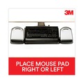 Mouse Pads & Wrist Support | 3M AKT80LE Knob Adjust Keyboard Tray with Highly Adjustable Platform - Black image number 7