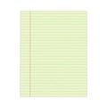 Notebooks & Pads | Universal UNV22000 50-Sheets 8.5 in. x 11 in. Wide/Legal Rule Glue Top Pads - Canary-Yellow (1 Dozen) image number 2