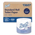  | Scott 13607 Essential 2-Ply Standard Roll Bathroom Tissue for Business - White (20/Carton) image number 0