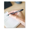 Pens | Zebra 22196 1 mm Z-Grip Retractable Ballpoint Pen - Medium/Black Ink/Clear/Black Barrel (96/Pack) image number 3