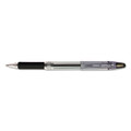 Pens | Zebra 14410 Jimnie Medium 0.7 millimeter Stick Gel Pen - Black Ink/Clear/Black Barrel (24/Box) image number 1