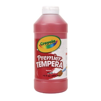 Crayola 54-1216-038 16 oz Premier Tempera Paint - Red