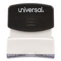 Stamps & Stamp Supplies | Universal UNV10056 Pre-Inked 1-Color FOR DEPOSIT ONLY Message Stamp - Blue image number 1
