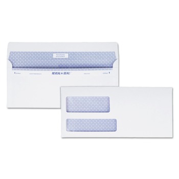 ENVELOPES AND MAILERS | Quality Park QUA67529 3.88 in. x 8.88 in. #9 Commercial Flap Self-Adhesive Closure Reveal-N-Seal Envelope - White (500/Box)