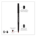 Back to School Sale | uni-ball 60144 ONYX Fine 0.7 mm Roller Ball Pen - Black/Red Barrel (1-Dozen) image number 2
