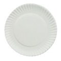 Bowls and Plates | AJM Packaging Corporation 40111 6 in. Diameter Paper Plates - White (100/Pack, 10 Packs/Carton) image number 5