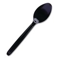 Breakroom Supplies | WNA CEASESP960BL 6 in. Spoon Cutlery for Cutlerease Dispensing System - Black (960/Box) image number 0