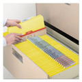 File Folders | Smead 13704 2 in. Expansion Top Tab Classification Folders with 4 SafeSHIELD Fasteners - Letter Size/Yellow Exterior (10/Box) image number 5
