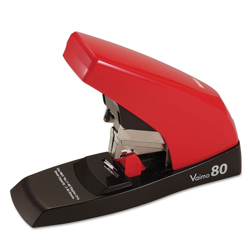 Staplers | MAX HD11UFL 80-Sheet Capacity Vaimo 80 Stapler - Red/Brown image number 0