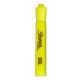 Highlighters | Sharpie 25164PP Chisel Tip Tank Style Highlighters - Fluorescent Yellow Ink, Yellow Barrel (4/Pack) image number 0
