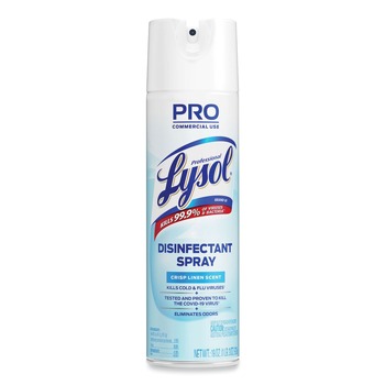  | Professional LYSOL Brand 36241-74828 19 oz. Aerosol Spray Disinfectant Spray - Crisp Linen