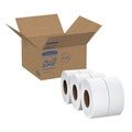  | Scott 07827 Essential 3.55 in. x 2000 ft. 2-Ply Septic Safe JRT Extra Long Bathroom Tissue - White (6 Rolls/Carton) image number 0