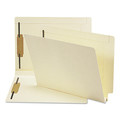 File Folders | Smead 34276 1.5 in. Expansion End Tab W-Fold 2-Fastener Folders with Reinforced Tabs - Letter Size/Manila (50/Box) image number 0