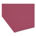 File Folders | Smead 13093 1/3-Cut Tabs Assorted Letter Size 0.75 in. Expansion Colored File Folders - Maroon (100/Box) image number 3