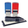 Clearance Center | Trodat 4630 Printy 10-in-1 0.63 in. Diameter Self-Inking Teacher Stamp - Blue/Red image number 3