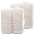 Food Trays, Containers, and Lids | Dart C40UT1 StayLock 6.81 in. x 9.4 in. x 3.1 in. Oblong Plastic Hinged Lid Containers - Clear (250/Carton) image number 2