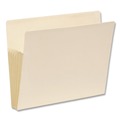 File Folders | Smead 75160 5.25 in. Expansion Letter Size End Tab TUFF Pockets - Manila (10/Box) image number 2