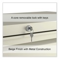 Office Filing Cabinets & Shelves | Alera 25508 42 in. x 18.63 in. x 52.5 in. 4 Legal/Letter Size Lateral File Drawers - Putty image number 7