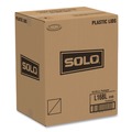 Cups and Lids | SOLO L16BL-0100 Polystyrene Plastic Flat Straw-Slot Cold Cup Lids Fits 12 oz to 24 oz Cups - Translucent (125/Pack, 16 Packs/Carton) image number 3