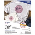 Just Launched | Avery 03275 8.5 in. x 11 in. Fabric Transfers - White (12/Pack) image number 0