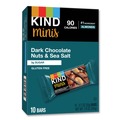 Snacks | KIND 27959 0.7 oz. Minis - Dark Chocolate Nuts/Sea Salt (10/Pack) image number 3