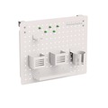 Clearance Center | Kantek PBS120W 20.58 in. x 1 in. x 17 in. 3-Compartment Steel Pegboard Organizer - White image number 2