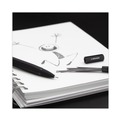 Pencils | U Brands 5008U01-24 0.7 mm HB (#2) Cambria Soft Touch Mechanical Pencil - Black Lead, Black Barrel (12/Pack) image number 4