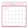 Back to School Sale | House of Doolittle 3671 12-Month (Jan-Dec): 2026 12 in. x 12 in. Breast Cancer Awareness Artwork Recycled Monthly Wall Calendar - White/Pink/Gray Sheets image number 0