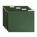 File Folders | Smead 64055 1/5-Cut Tabs Letter Size Hanging Folders - Standard Green (25/Box) image number 1